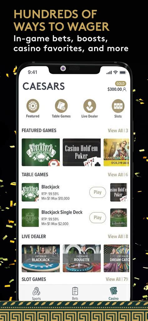 Caesars Sportsbook for Android .